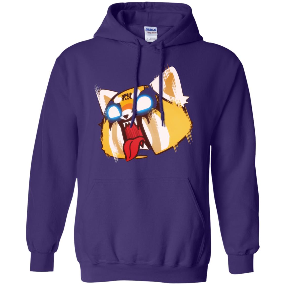 Aggretsuko Screaming Rage Tee Shirt Purple