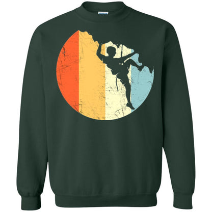 Moutain Climber T-shirt Rock Climbing Forest Green