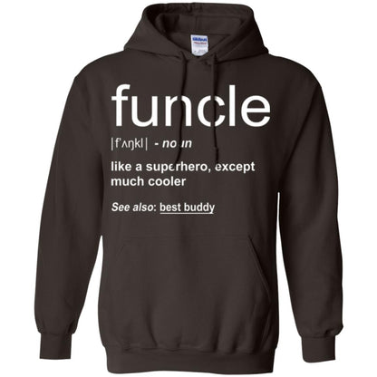 Funny Uncle T-shirt Funcle Dark Chocolate
