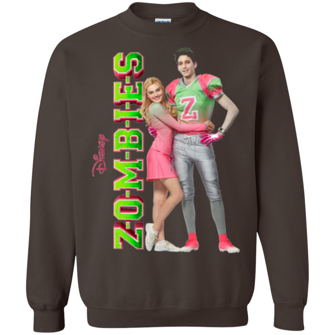 Zombies Cheer Football Lover T-shirt Dark Chocolate