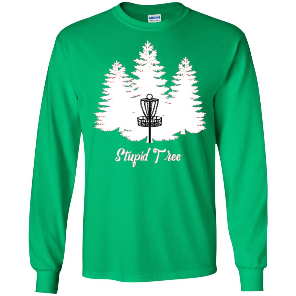 Disc Golf T-shirt Stupid Tree Irish Green