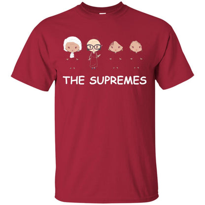 The Supremes Ruth Bader Ginsburg Music Fan T-shirt Cardinal