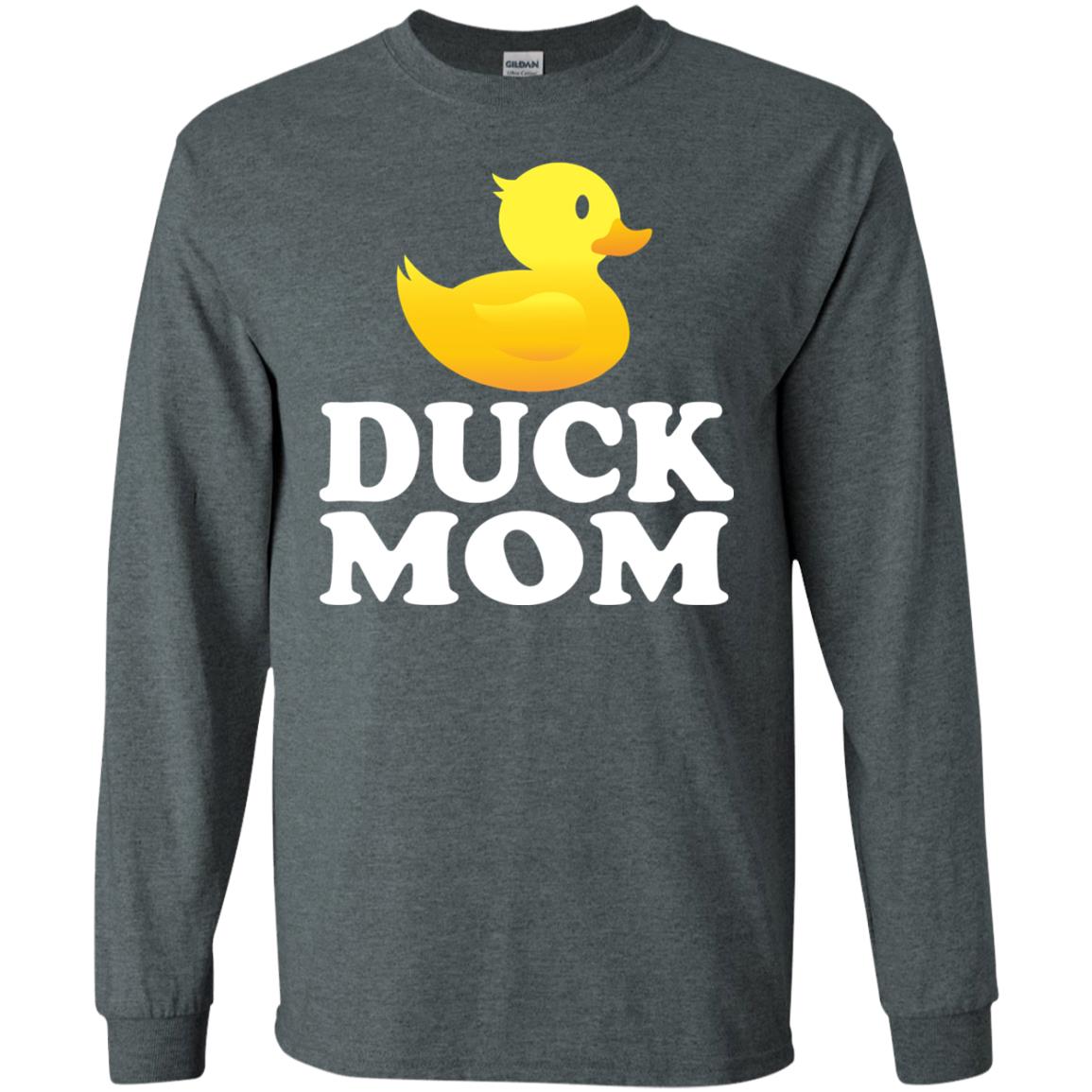 Duck Mom Funny Bird Lover T-shirt Dark Heather