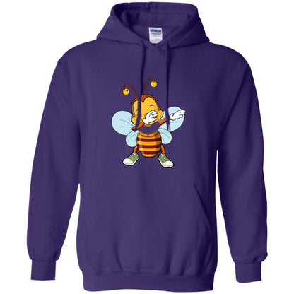Dabbing Bee Dab Dancing Beekeeping Bee Lover T-shirt Purple