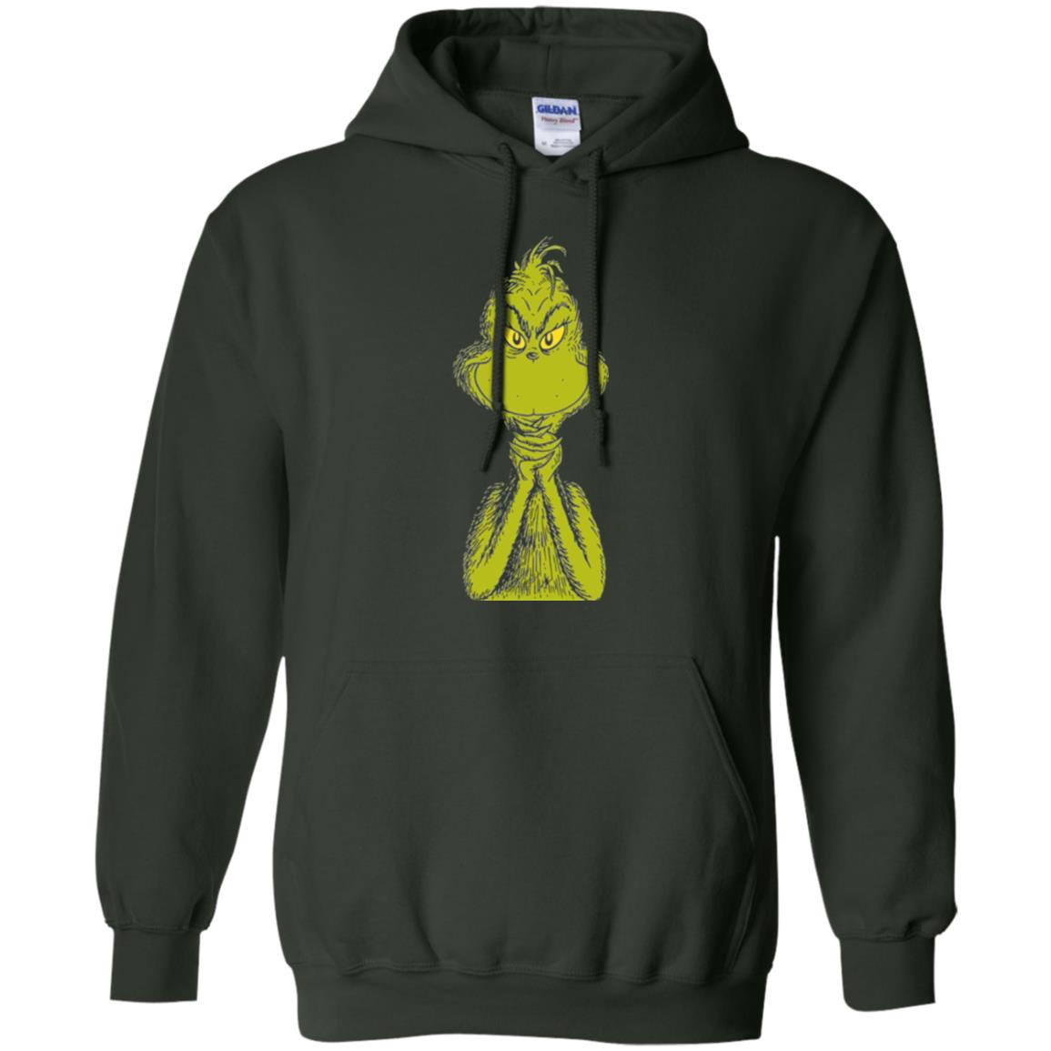Dr. Seuss Classic Sly Grinch T-shirt Forest Green