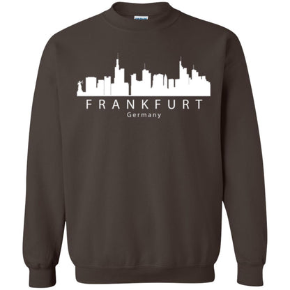 Frankfurt Germany Skyline T-shirt Dark Chocolate