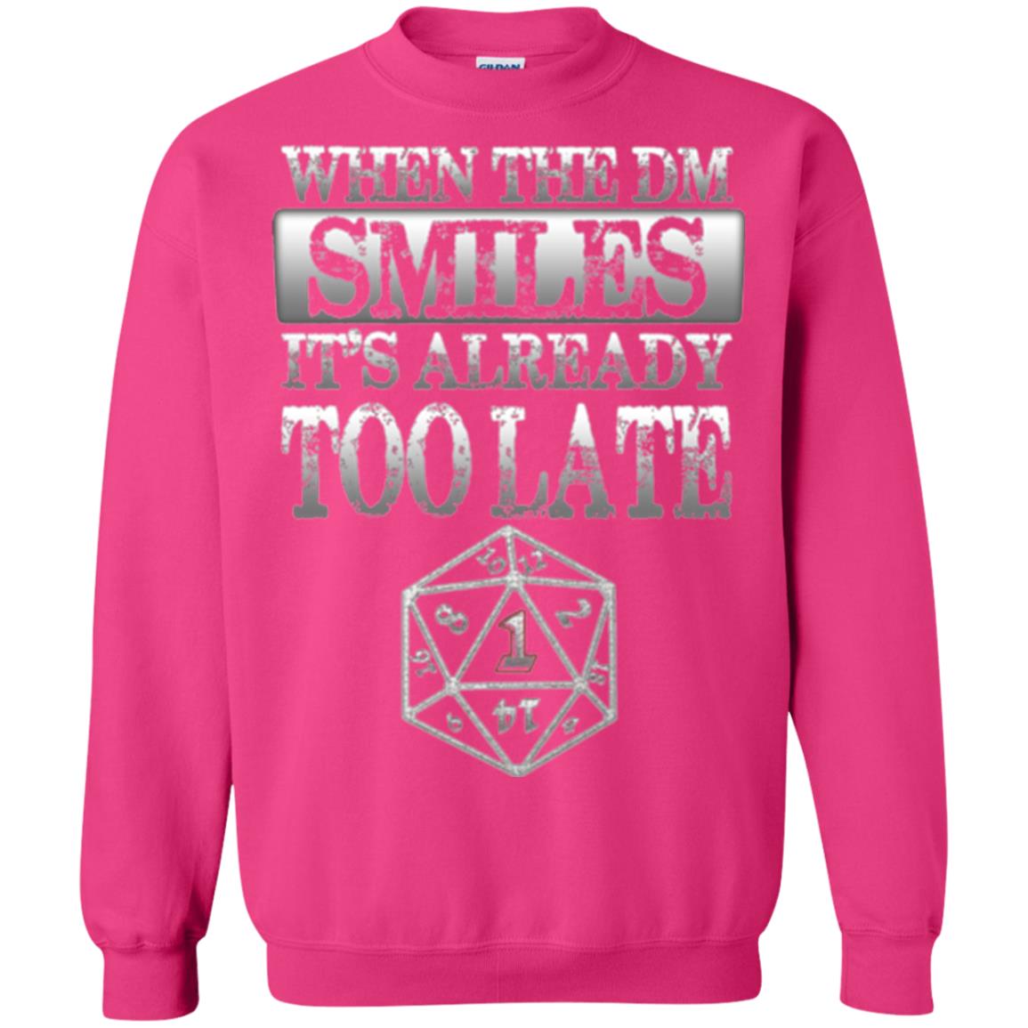 When The Dm Smiles It_s Too Late T-shirt Heliconia