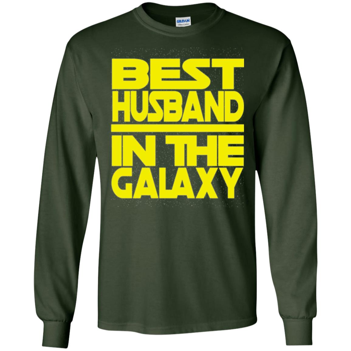 Best Husband In The Galaxy T-shirt Forest Green
