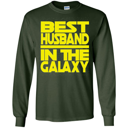 Best Husband In The Galaxy T-shirt Forest Green