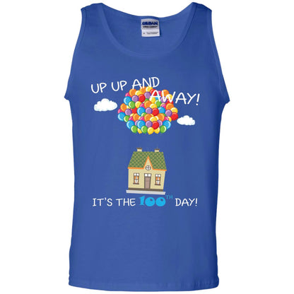 Kindgarten Teacher T-shirt Balloon One Hundred Days Of School Royal