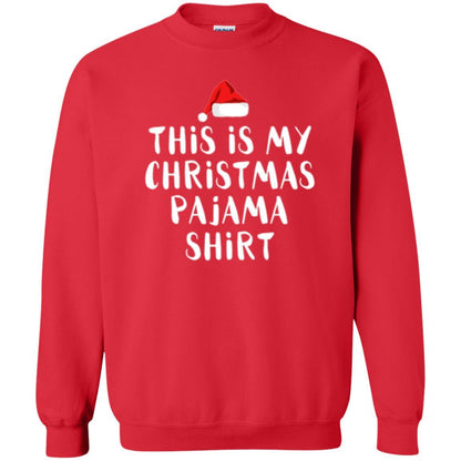 Christmas T-shirt This Is My Christmas Pajama Red