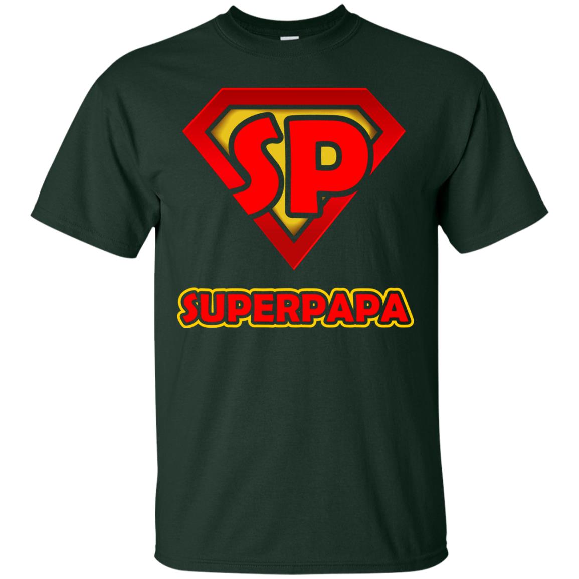 Superpapa Grandfather Grandpapa Shirt Forest