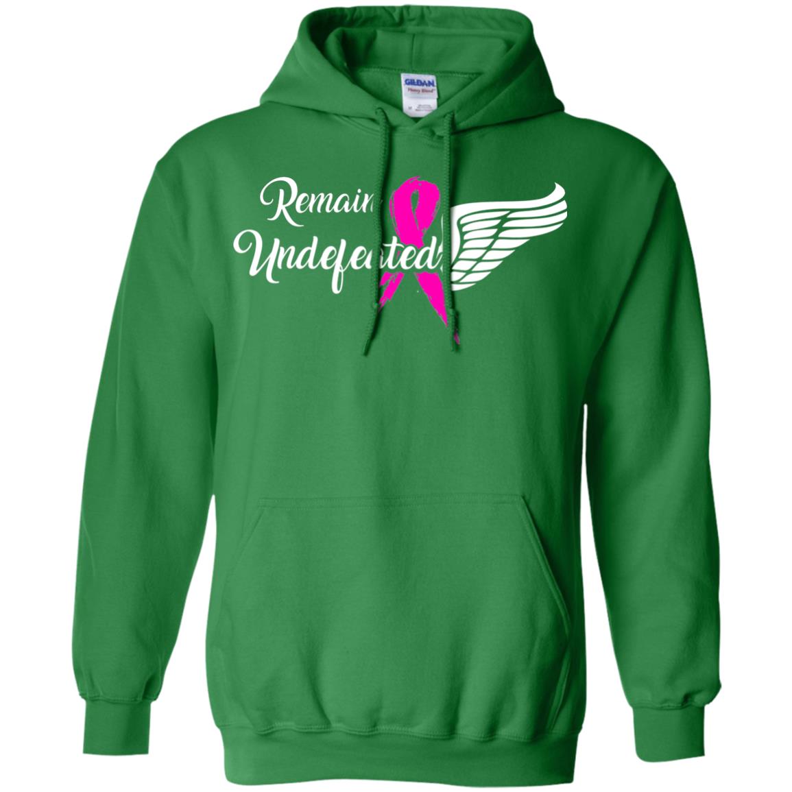 Breast Cancer T-shirt Remain Undefeated Irish Green