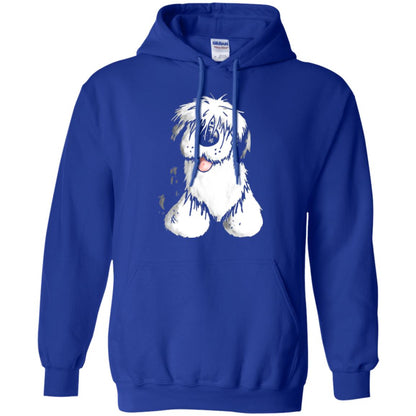 Dog Lover T-shirt Happy Old English Sheepdog Royal