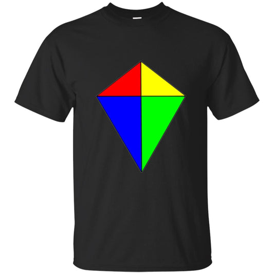 Kite Lover T-shirt Flying Wind Aircraft Kytoon Black