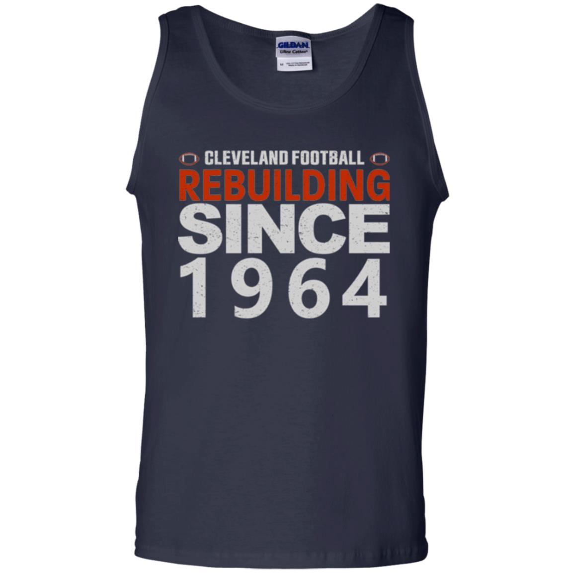Football T-shirt Cleveland Football Rebuilding Since 1964 Navy
