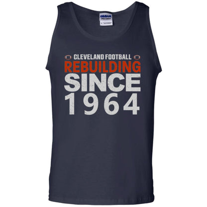 Football T-shirt Cleveland Football Rebuilding Since 1964 Navy