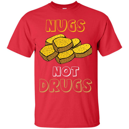Nugs Not Drugs Nuggets Chicken T-shirt Red