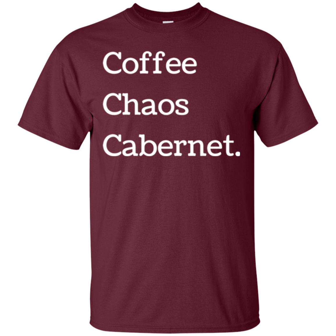 Coffee Chaos Cabernet T-shirt Maroon