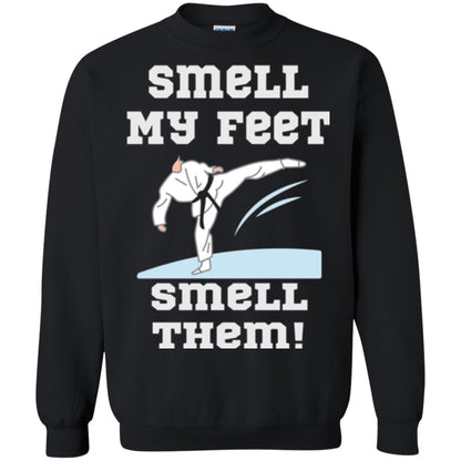 Karate Lovers T-shirt Smell My Feet Smell Them Black