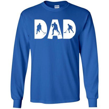 Daddy T-shirt Hockey Lover Royal