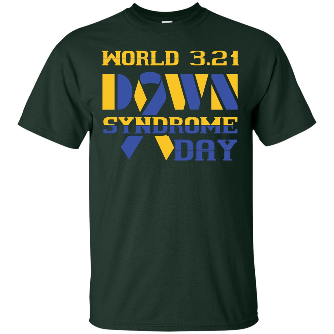 World 3.21 Down Syndrome Day Gift Shirt For Men Or Women Forest