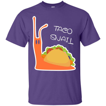 Taco Lover T-shirt Snail Purple