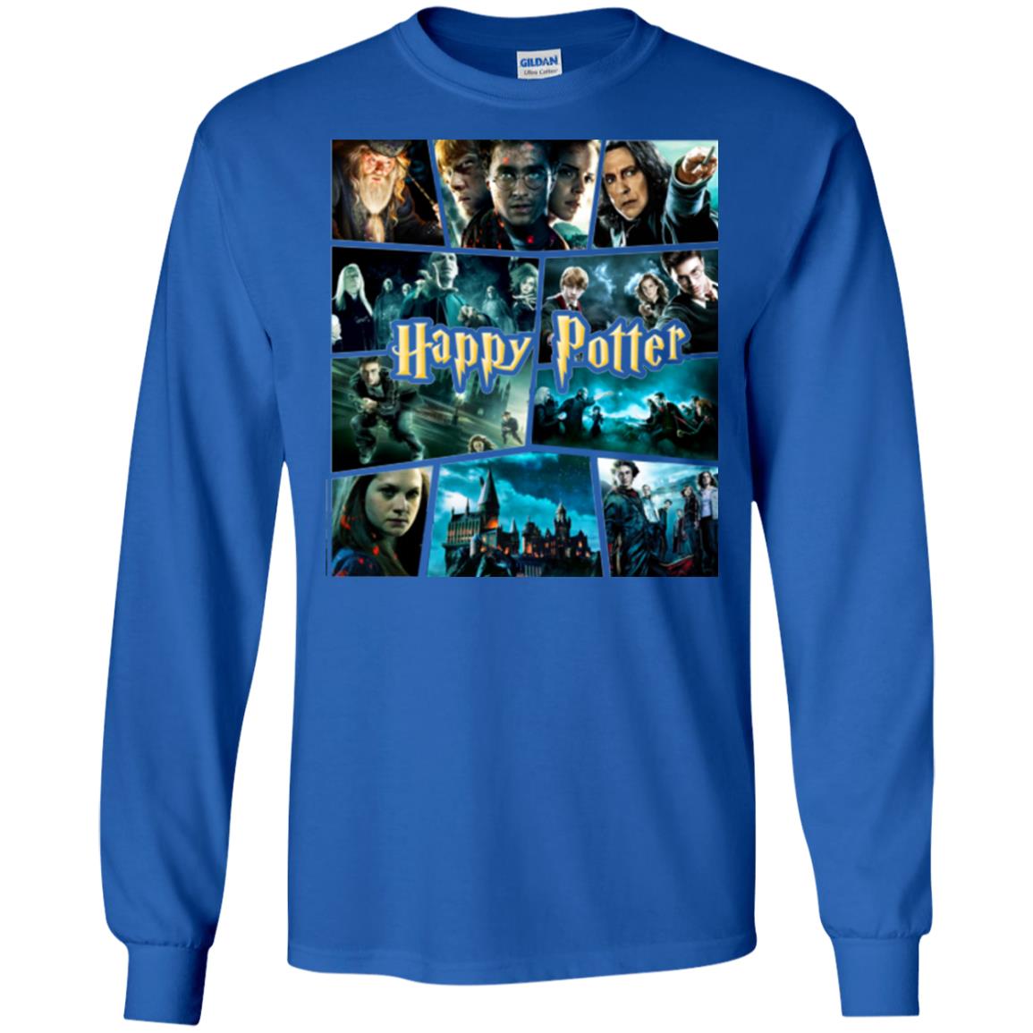 Harry Potter Characters T-shirtG240 Gildan LS Ultra Cotton T-Shirt