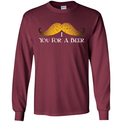 I Mustache You For A Beer Saint Patrick_s Day Maroon