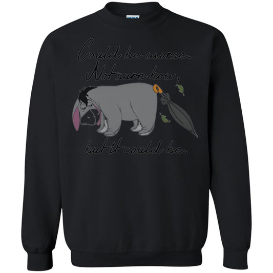 Cartoon T-shirt Could Be Worse Not Sure How But It Could Be Black