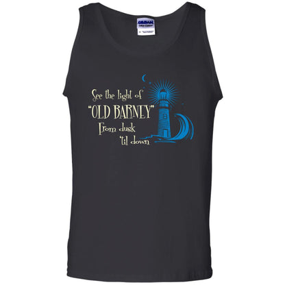 Lighthouse T-shirt See The Light Of Old Barney From Dusk Til Down Black