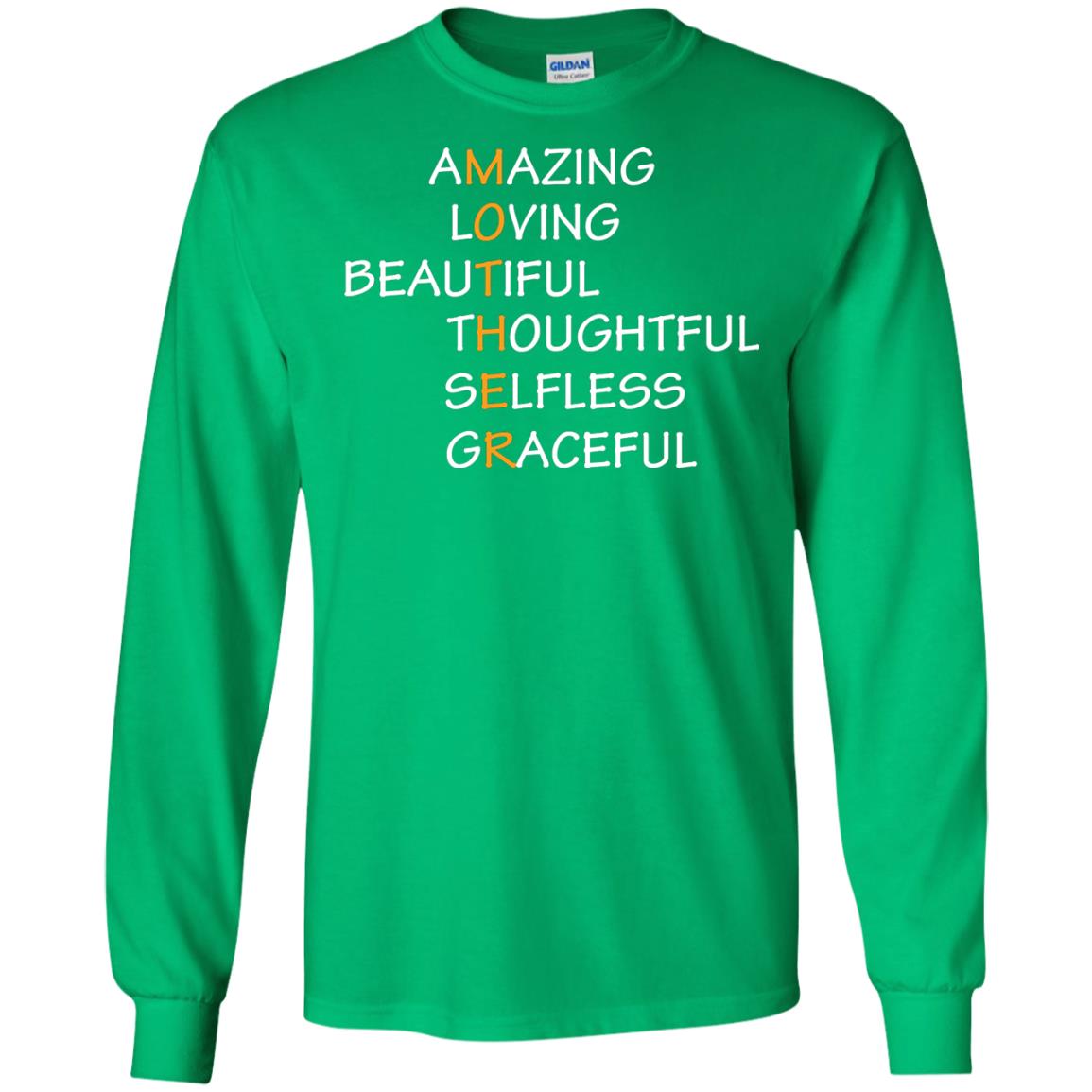 Amazing Loving Beautiful Thoughtful Selfless Graceful Mother Irish Green
