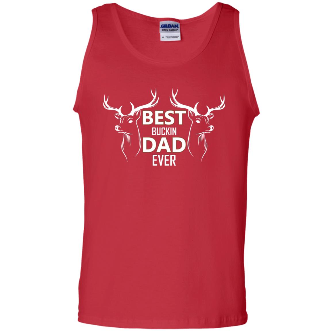 Best Buckin_ Dad Ever Daddy Shirt For Father_s Day Red