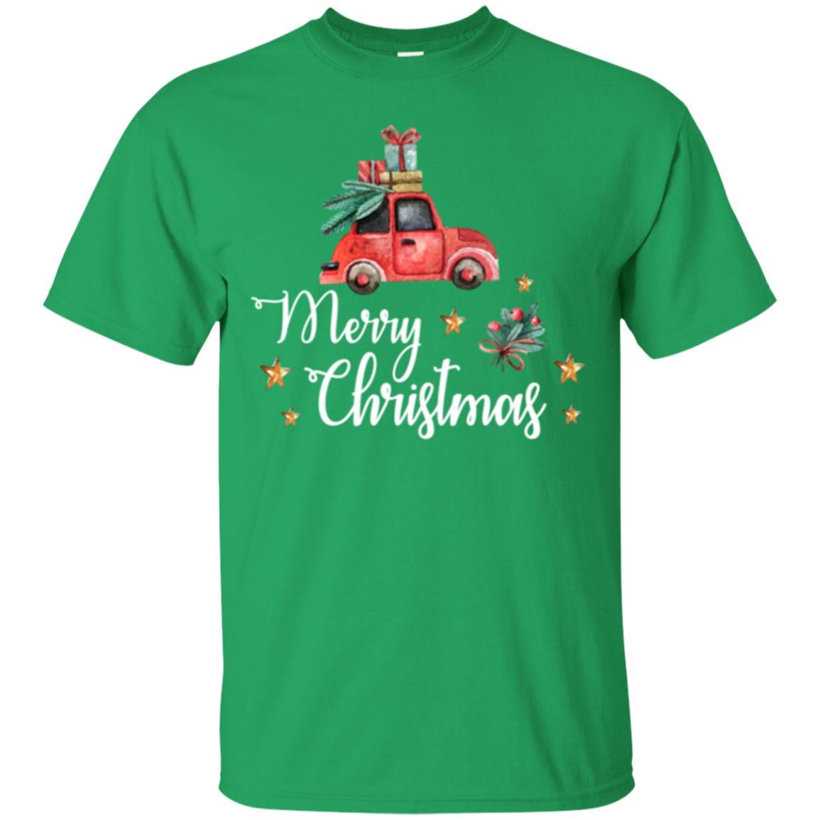 Car Lover T-shirt Merry Christmas T-shirt Irish Green