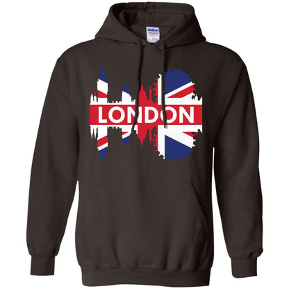 Flag Of United Kingdom London Gift Shirt For Britain Dark Chocolate