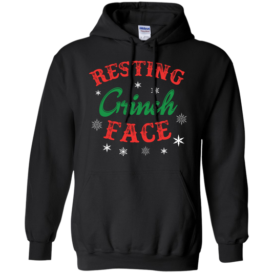 Christmas T-Shirt Resting Grinch Face Black