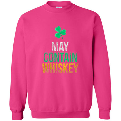 Funny St. Patricks Day T-shirt May Contain Whiskey Heliconia