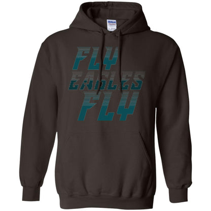 Football Lover T-shirt Fly Eagles Fly Dark Chocolate
