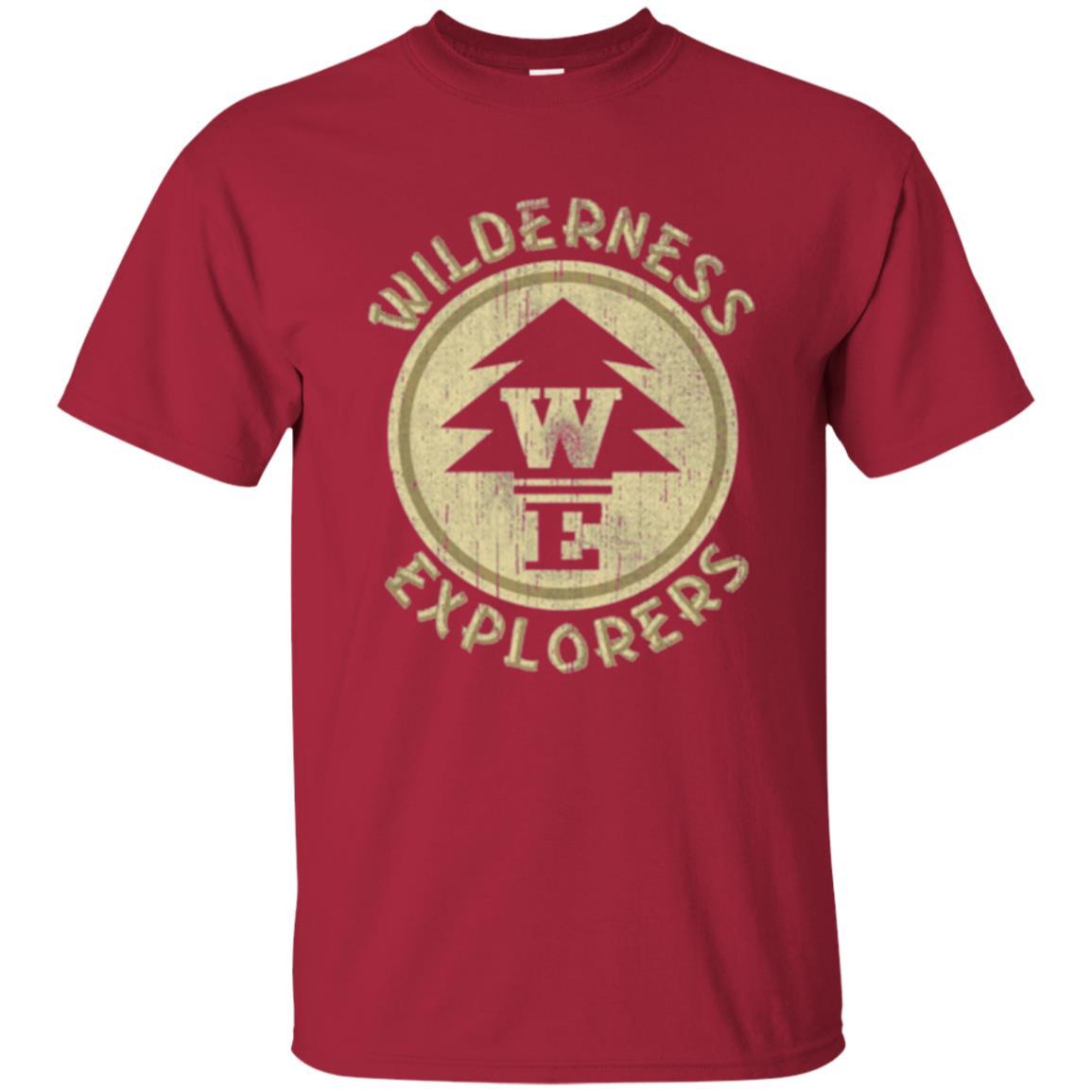 Wilderness Explorer Badge Graphic T-shirt Cardinal