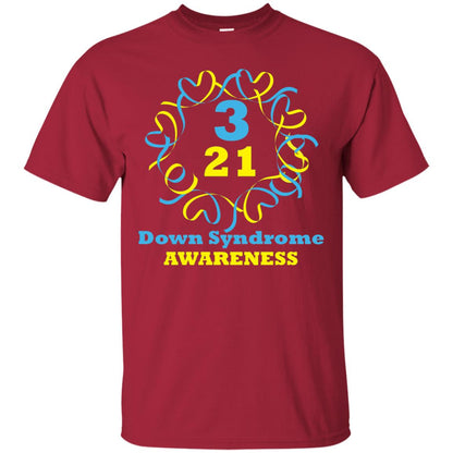 Down Syndrome Awareness T Shirt Cardinal