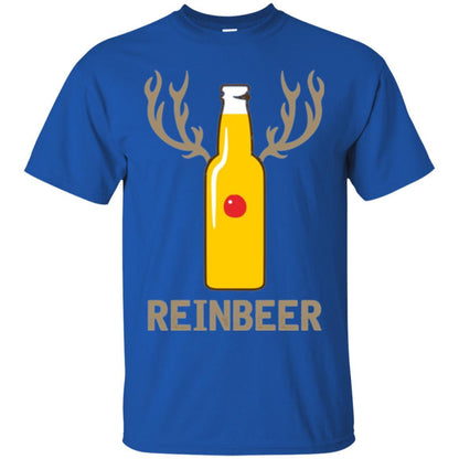 Christmas T-shirt Reinbeer Bottle Drinking Royal