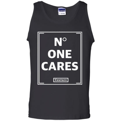 No One Cares Tops Cute Casual T-shirt Black