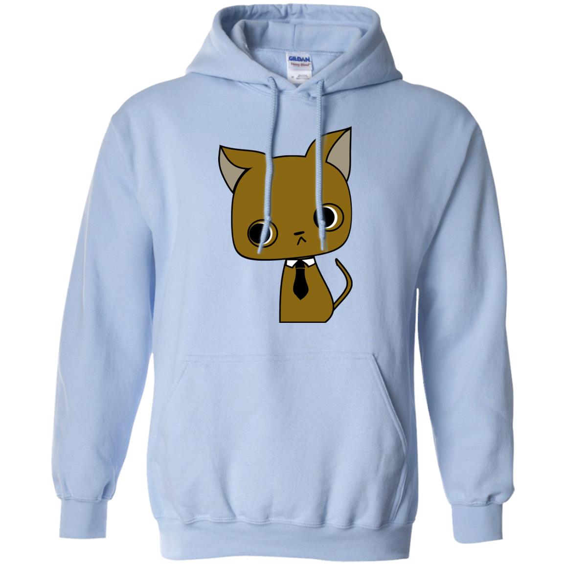 Funny Business Love Cat Shirt Light Blue