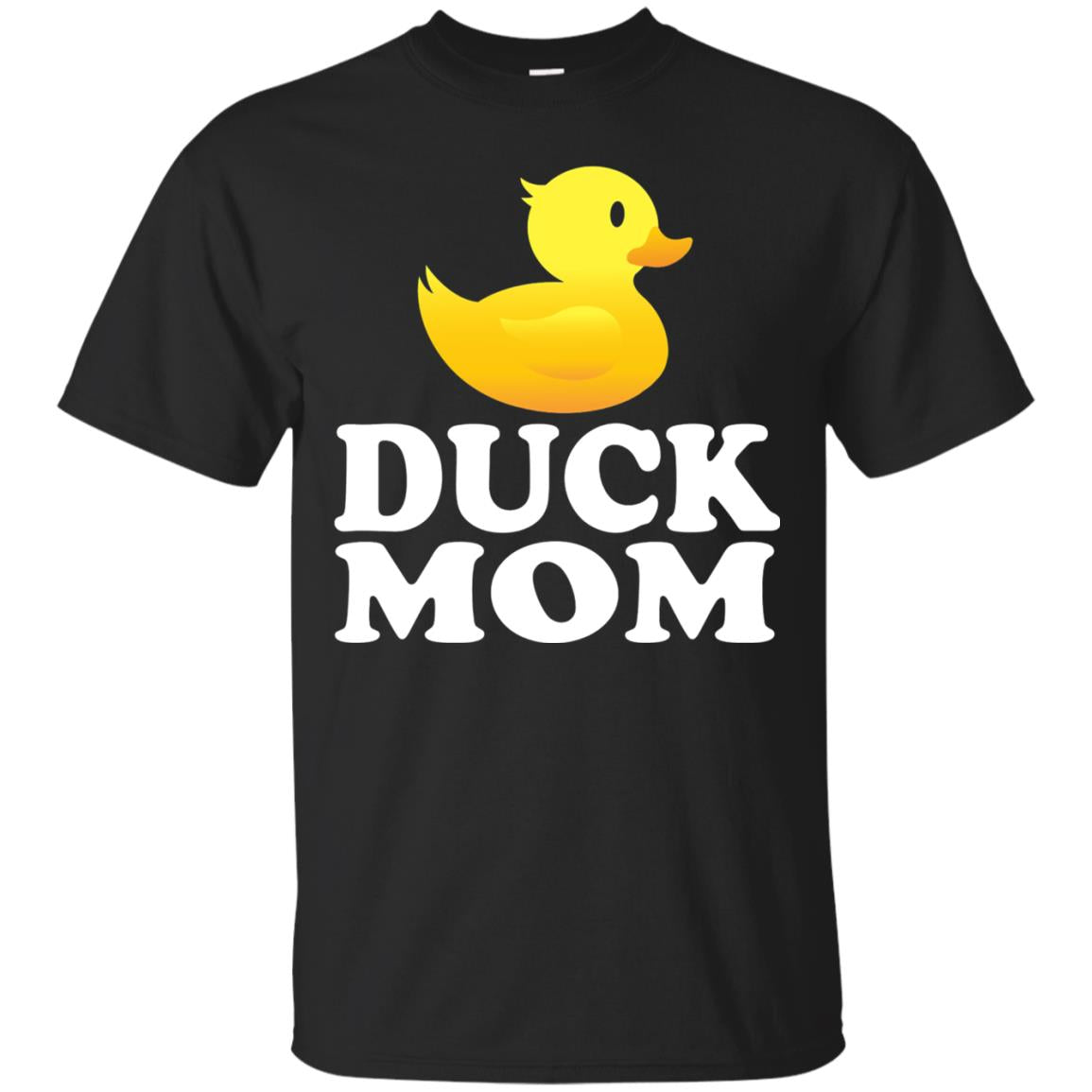 Duck Mom Funny Bird Lover T-shirt Black