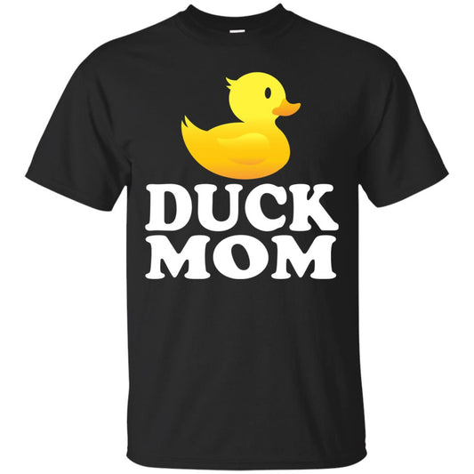 Duck Mom Funny Bird Lover T-shirt Black