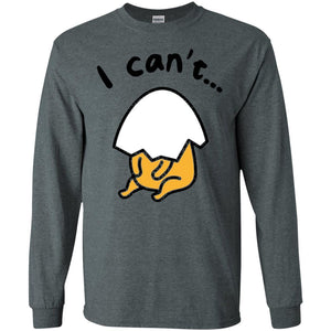 Film T-shirt Gudetama Lazy Egg I Can't