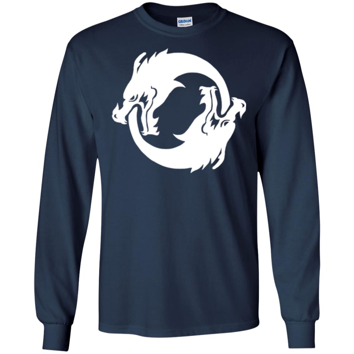 Dargon Lovers T-shirt Overwatch Hanzo Seal Spray Navy