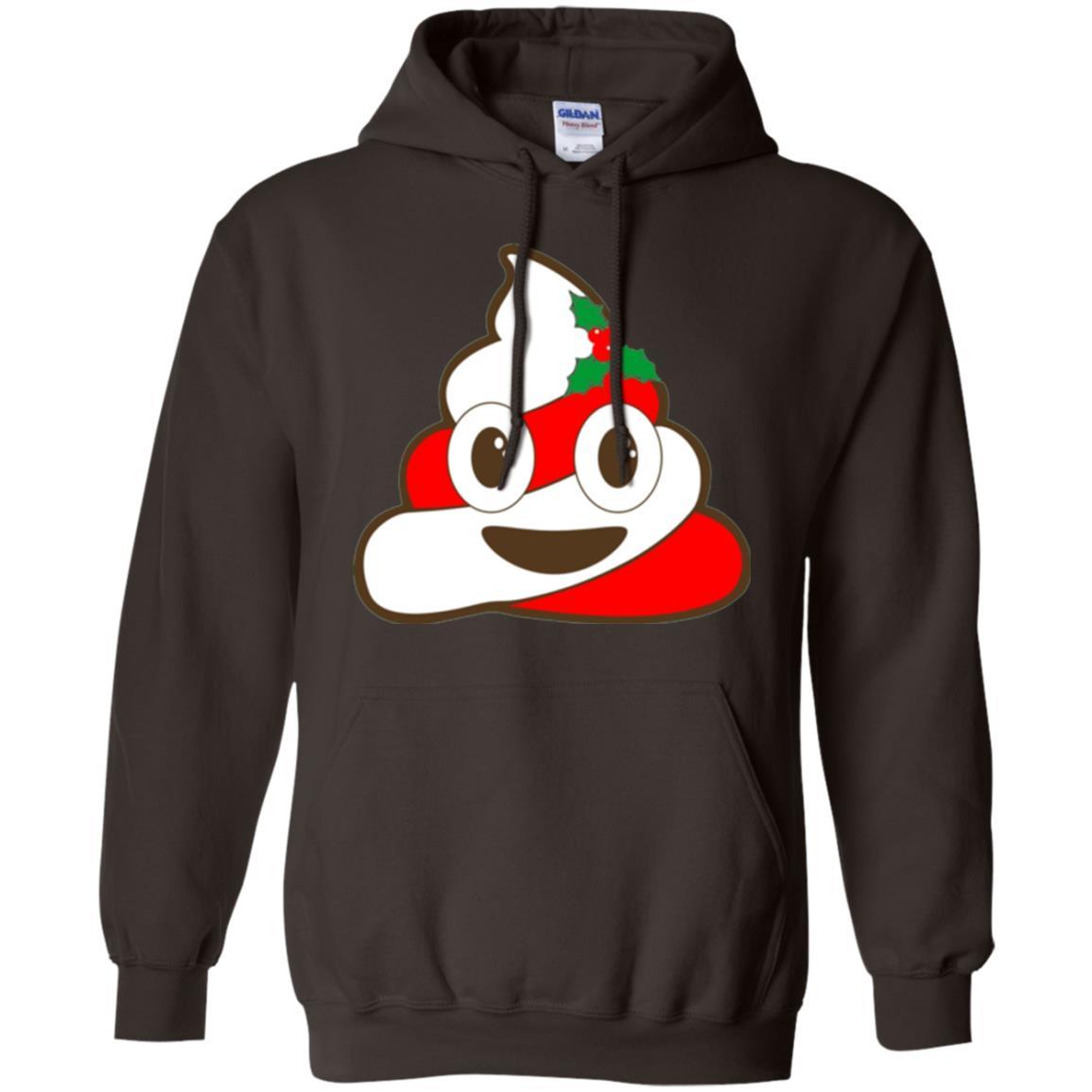Funny Christmas T-shirt Poop Emojis Christmas Dark Chocolate