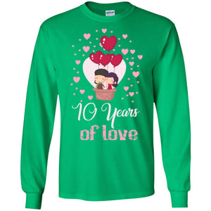 10th Aniversary T-shirt 10 Years Of Love