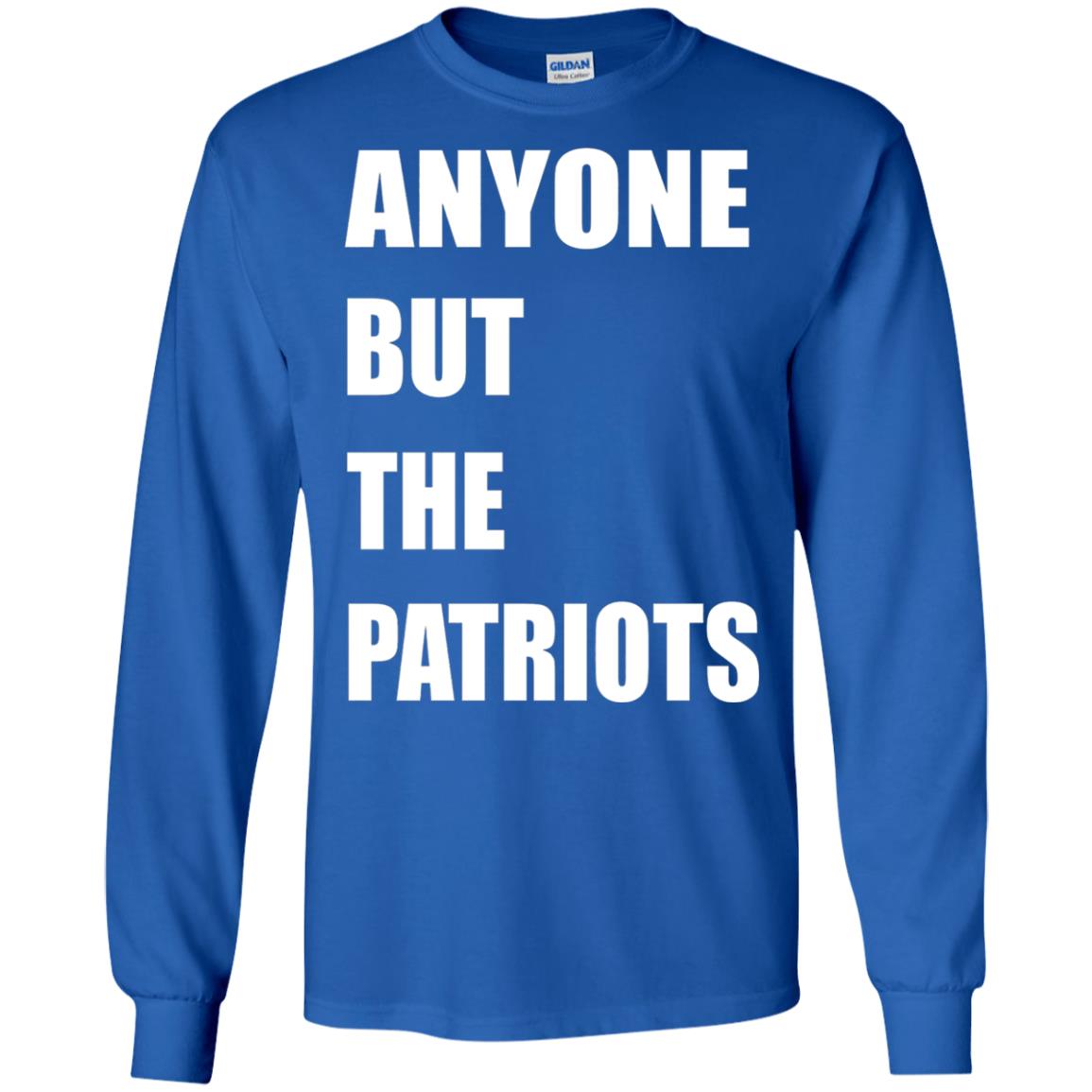 Anyone But The Patriots T-shirt Royal